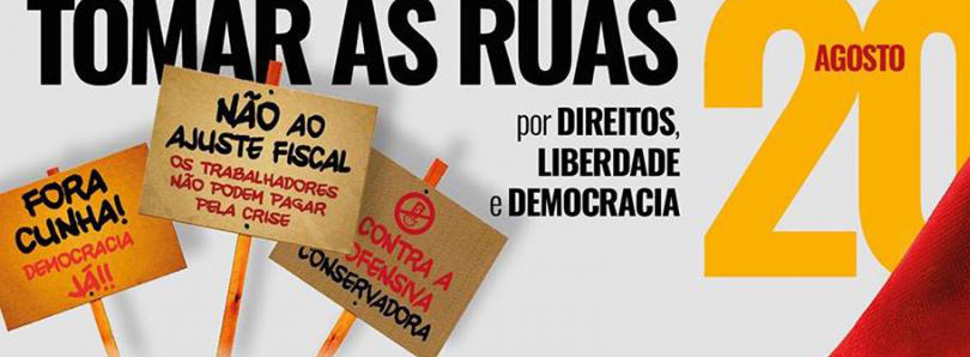 Em Campinas tem ato Pela Democracia e Nenhum Direito a Menos