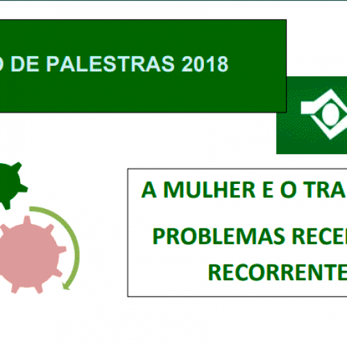 Ciclo de Palestras “A Mulher e o Trabalho” da Fundacentro