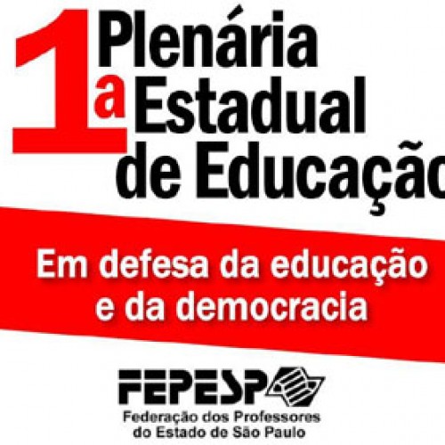 1ª Plenária Estadual de Educação da Fepesp