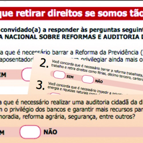 Consulta Nacional sobre Reformas e Auditoria da Dívida