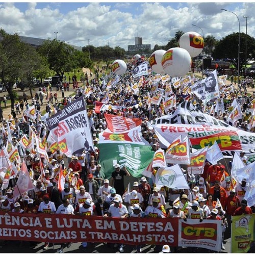 Brasília ocupada contra as reformas