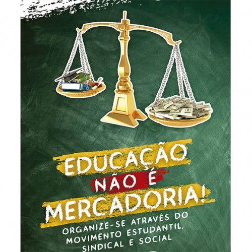 Contee e UNE realizam ‘Jornada contra a mercantilização e em defesa da educação pública’