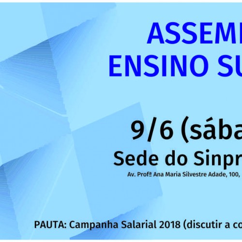 Campanha Salarial 2018: assembleia de sábado (9) discutirá contraproposta patronal