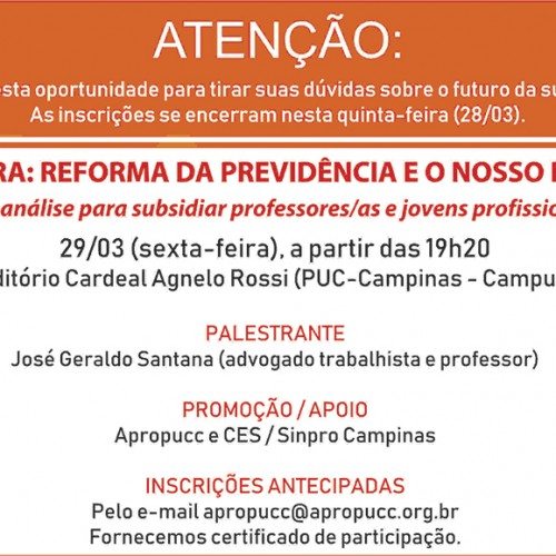 Artigos do advogado Dr. Santana apresentam os principais ataques da Reforma da Previdência