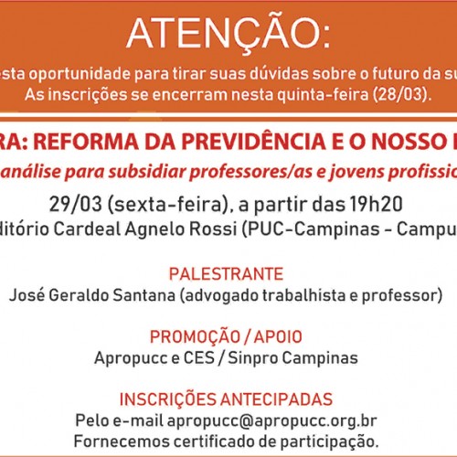 Artigos do advogado Dr. Santana apresentam os principais ataques da Reforma da Previdência