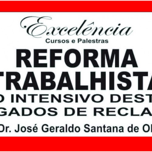 Curso Intensivo para advogados sobre Reforma Trabalhista