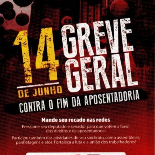 Panfleto da Greve Geral