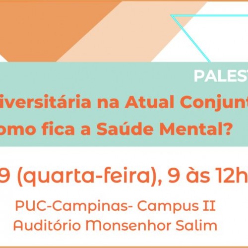 “Vida Acadêmica e Saúde Mental” é o tema da palestra com a psicóloga Ana Bock