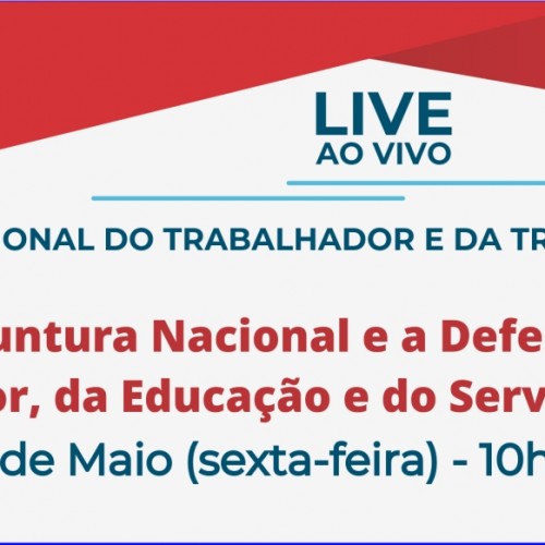 Apropucc participa da Live ao Vivo “Conjuntura Nacional e a Defesa do Trabalhador, da Educação e do Serviço Público”