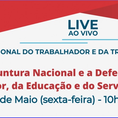 Apropucc participa da Live ao Vivo “Conjuntura Nacional e a Defesa do Trabalhador, da Educação e do Serviço Público”