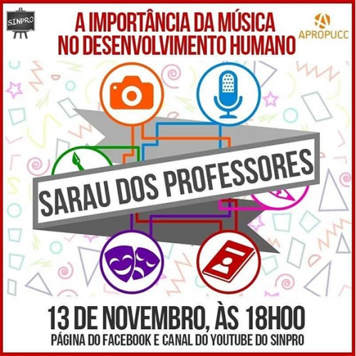 Sarau do Professor: A importância da música no desenvolvimento humano