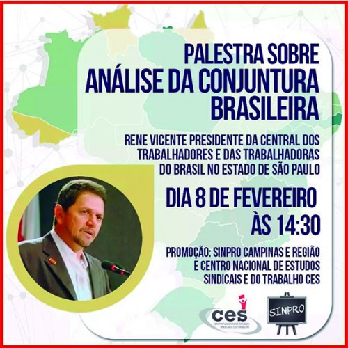 Sinpro promove palestra sobre Conjuntura Nacional