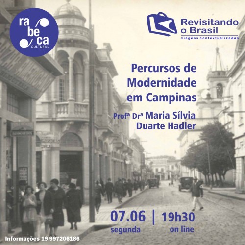 Rabeca Cultural discute “Percursos de Modernidade em Campinas”