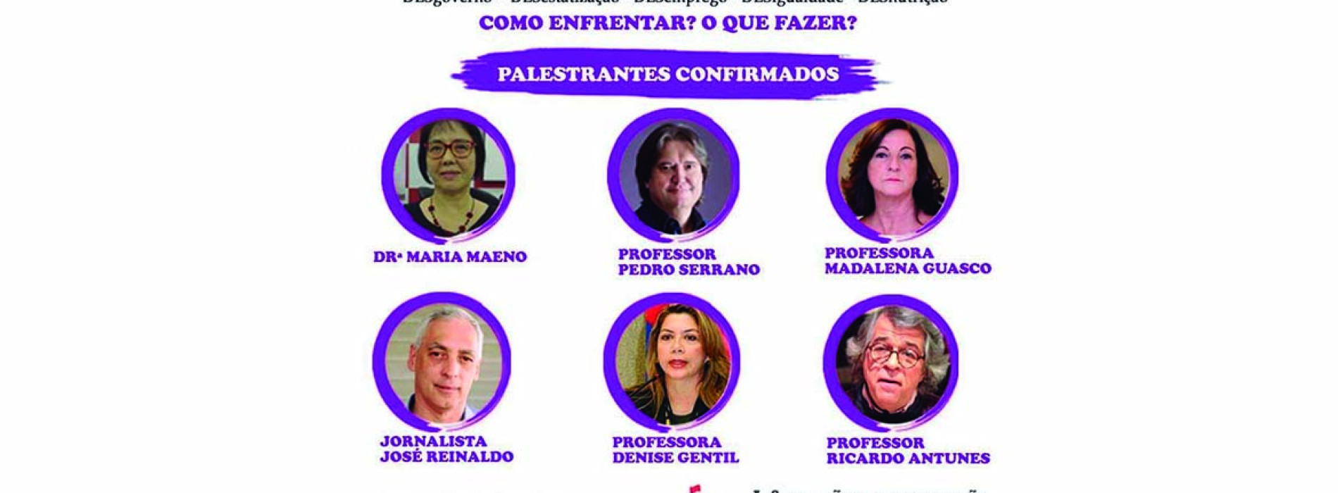 CES | Palestras Formativas discutirão a pandemia e o desgoverno