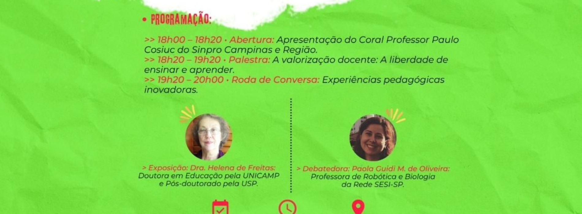 Ato Político, Cultural e Pedagógico marca o mês dos professores