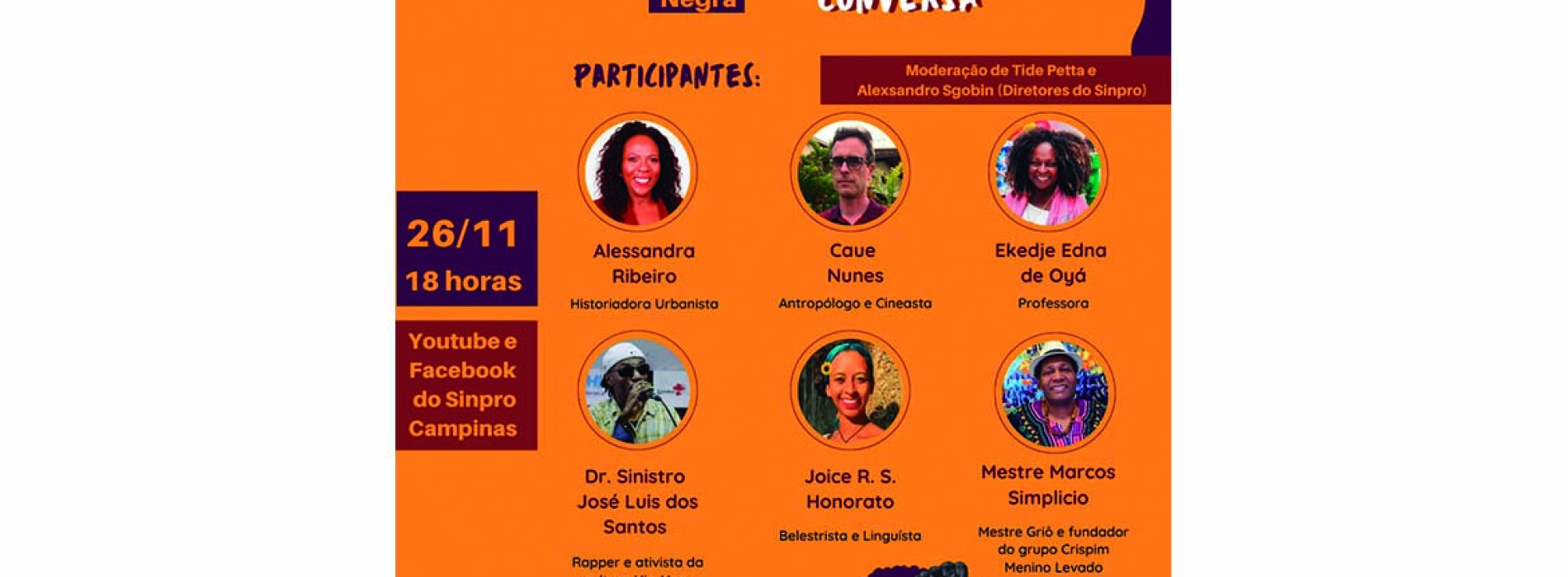 CONSCIÊNCIA NEGRA | Roda de Conversa vai debater “Educação e Racismo”