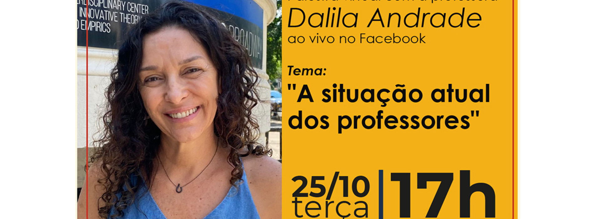 Palestra Virtual | A Situação Atual dos Professores