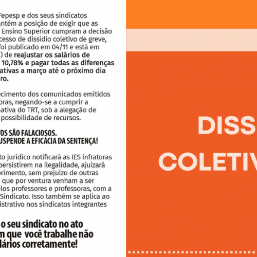 Informe | Dissídio Coletivo 2022 – Professor/a do Ensino Superior