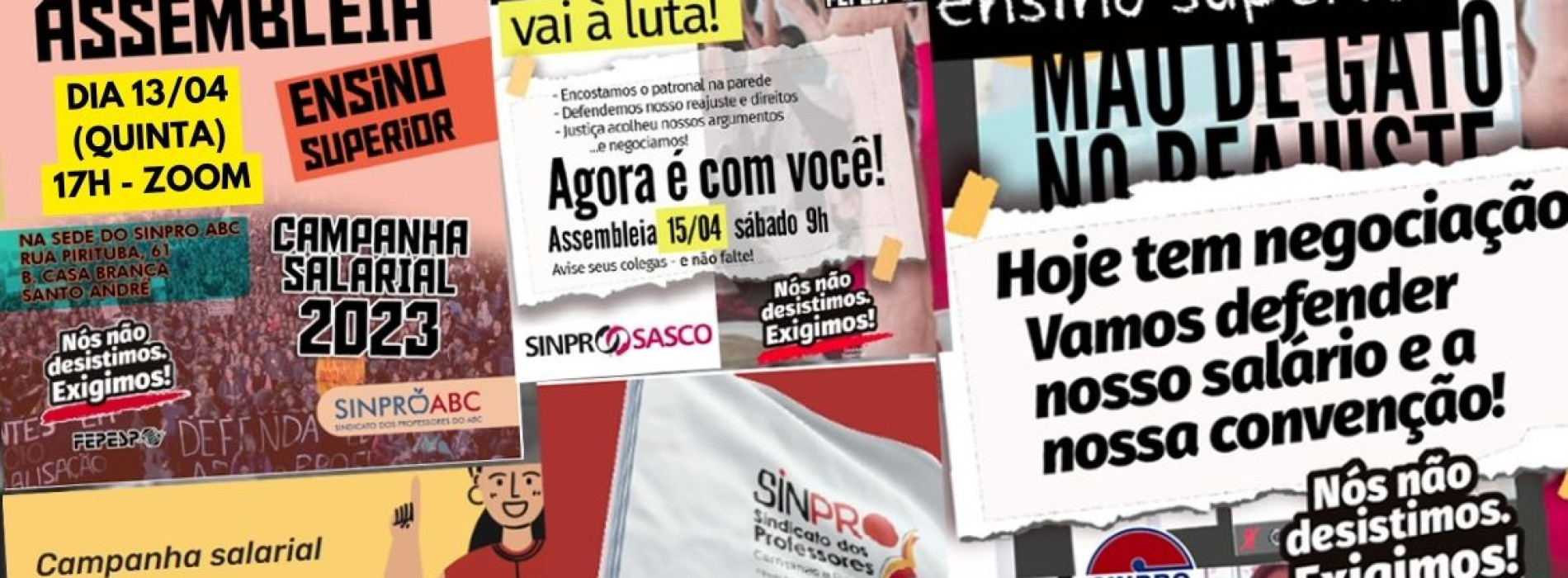 Campanha Salarial | Sinpro Campinas convoca Assembleia Virtual do Ensino Superior