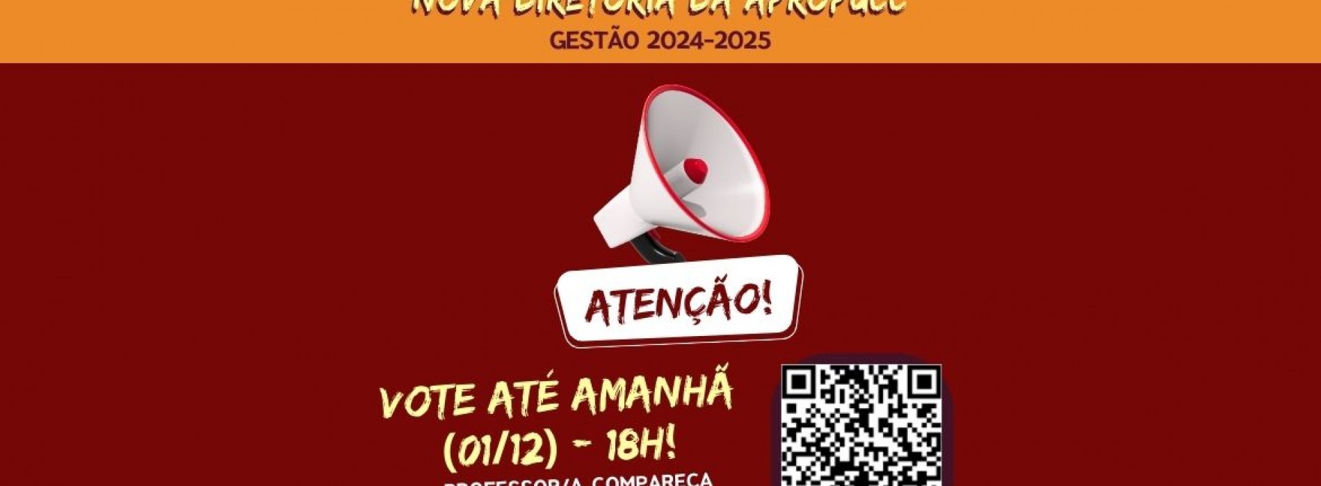 Associados/as têm até amanhã (01/12) para escolher a nova diretoria da APROPUCC
