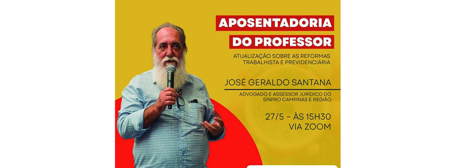 Palestra sobre atualização sobre regras trabalhista e previdenciária