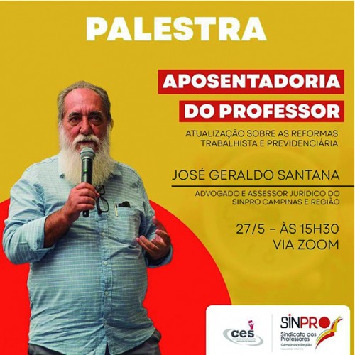 Palestra sobre atualização sobre regras trabalhista e previdenciária