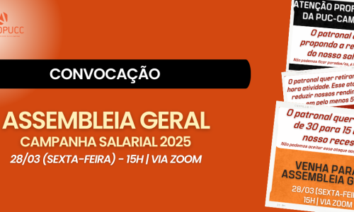 Convocação | Assembleia Geral da Educação Superior