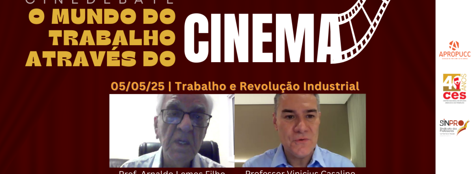 Primeiro encontro do Cine Debate analisou os desafios do passado com os atuais vivenciados pela classe trabalhadora