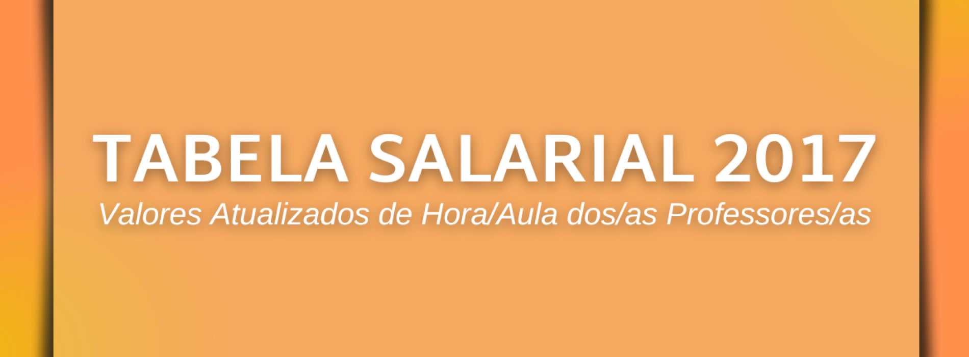 Atualização Salarial 2017