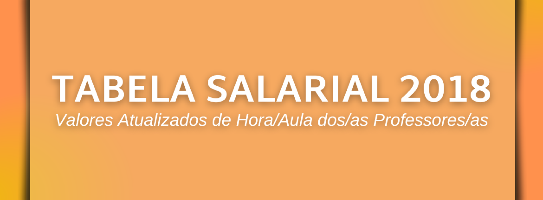 Atualização Salarial 2018
