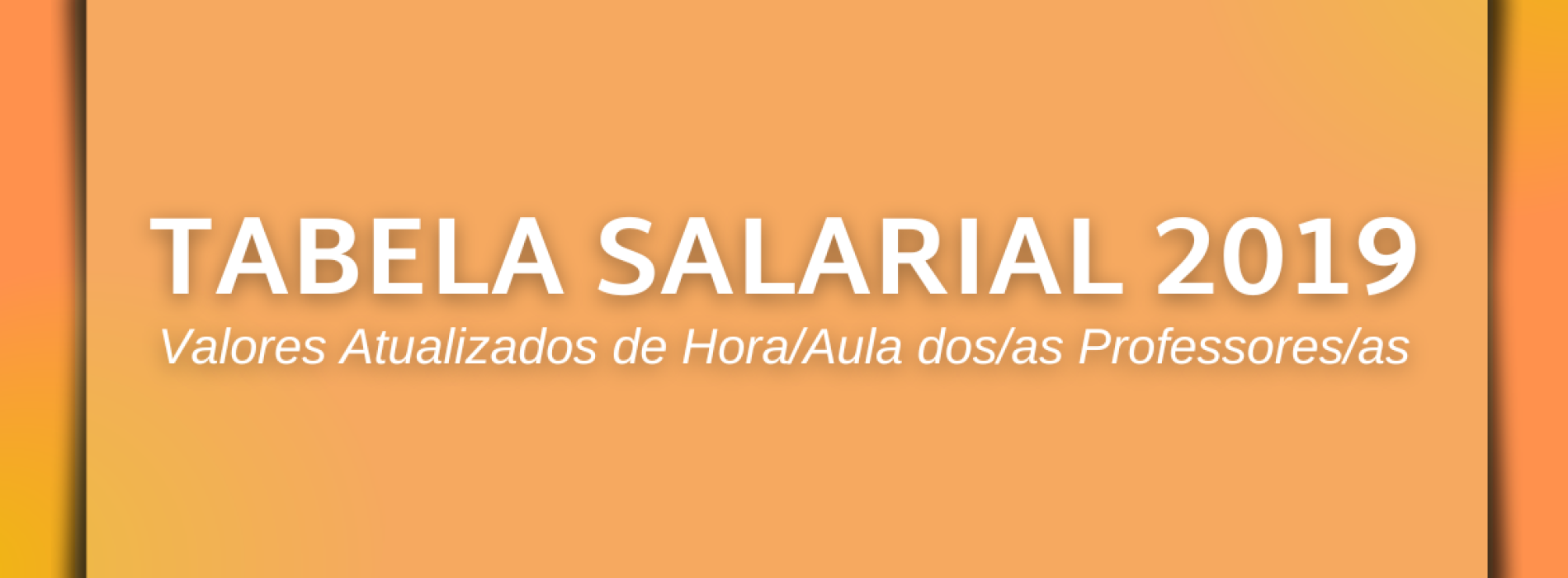 Atualização Salarial 2019